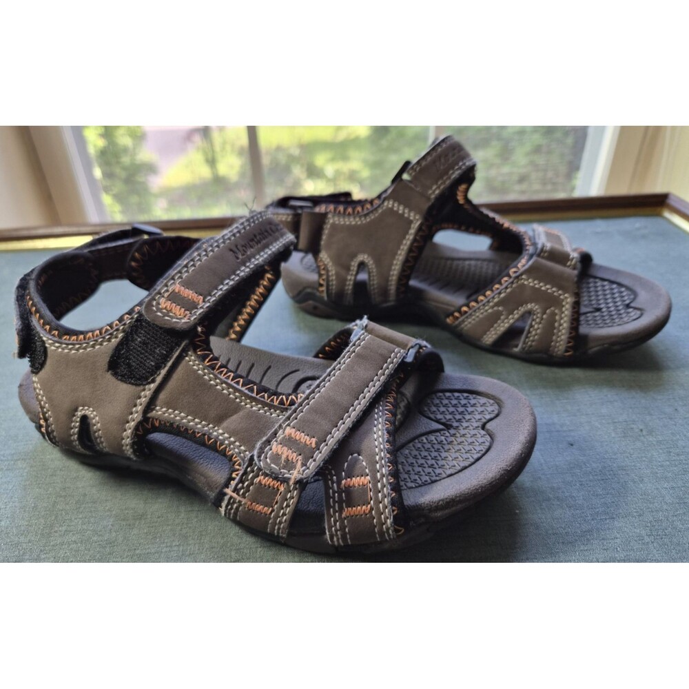 Mountain Creek Kids Size 2M Active Sandals Brown Hiking Strappy Outdoor Shoes